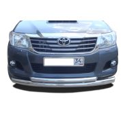 Защита переднего бампера  76/60 Toyota Hilux 2011