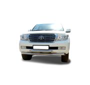 Защита переднего бампера двойная 76/60 Toyota Land Cruiser 200  2007-2012