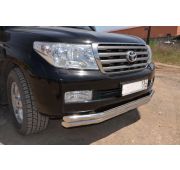 Защита переднего бампера 60/60 Toyota Land Cruiser 200  2007-2012