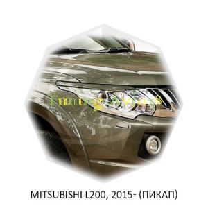 Реснички на фары Mitsubishi L200 2015-