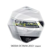 Реснички на фары Skoda Octavia 2013-