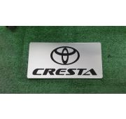 Табличка вместо японского номера Toyota Cresta