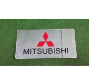 Табличка вместо японского номера Mitsubishi