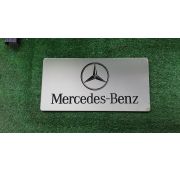 Табличка вместо японского номера Mercedes-Benz