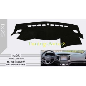 Защитный коврик на торпеду ( черный ) Hyundai ix25 2015-2018