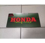 Табличка вместо японского номера Honda
