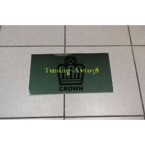 Табличка вместо японского номера Crown