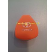Чехол для брелка силиконовый Toyota ( оранжевый )