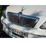 Эмблема на решетку радиатора TRD хром