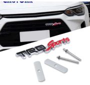 Эмблема на решетку радиатора TRD черный