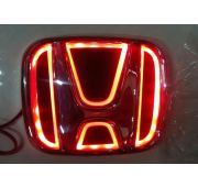 Эмблема светодиодная Honda ( красная )
