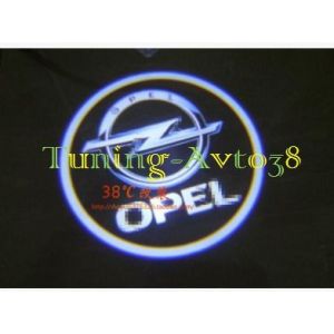 Подсветка дверей с логотипом Opel