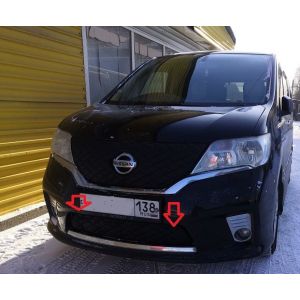 Утеплитель бампера Nissan Serena C24 1999-2005