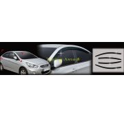Дефлекторы окон ( ветровики ) Hyundai Accent 2011-