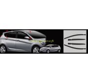 Дефлекторы окон ( ветровики ) Hyundai Accent 2011- ( хэтчбэк)