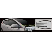 Дефлекторы окон ( ветровики ) Hyundai Santa Fe 2015-
