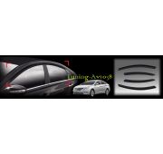 Дефлекторы окон ( ветровики ) Hyundai Sonata 2017-