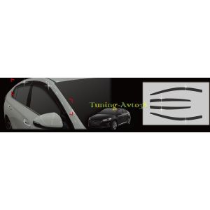 Дефлекторы окон ( ветровики ) Hyundai Ioniq 2016-