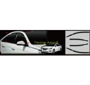 Дефлекторы окон ( ветровики ) Hyundai Sonata 2014-