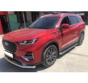 Пороги с накладным листом 53 Chery Tiggo 8 Pro 2021