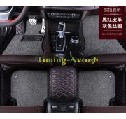Коврики в салон эко-кожа двойные Toyota Hilux Pick Up 2015-