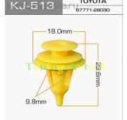 Покер пластм.крепежный «Masuma»