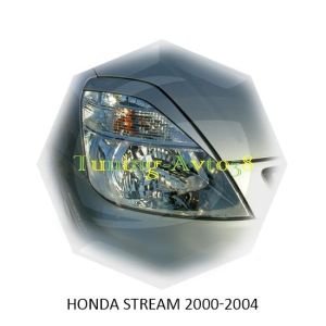 Реснички на фары Honda Stream  2000-2004г