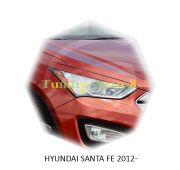 Реснички на фары Hyundai Santa Fe 2012-
