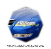 Реснички на фары Nissan Almera Classic 2006-2012г