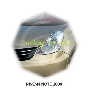 Реснички на фары Nissan Note  2009-2013г