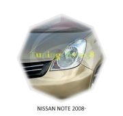 Реснички на фары Nissan Note  2009-2013г