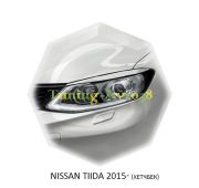 Реснички на фары Nissan Tiida 2014-