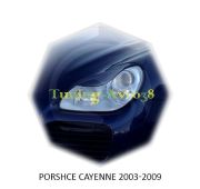 Реснички на фары Porsche Cayenne 2003-2009г