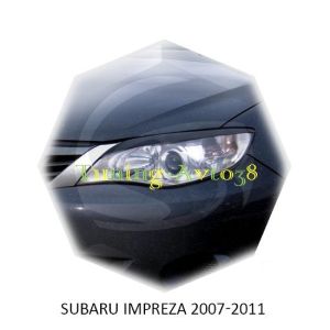 Реснички на фары Subaru Impreza 2007-2010г