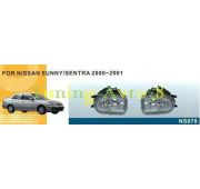 Фары противотуманные Nissan Sunny/Sentra 2000-2001 ( без кнопки)