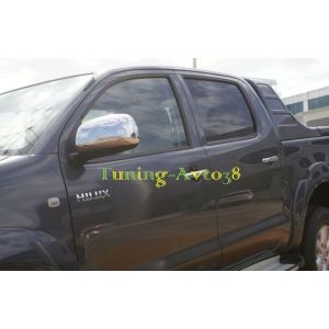 Хром накладки на зеркала Toyota Hilux Pick Up 2015-