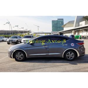 Хром накладка на лючок бензобака Hyundai Avante AD 2015-