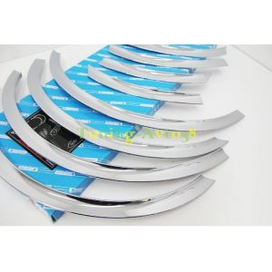 Хром накладки на колесные арки Hyundai Accent 2011-