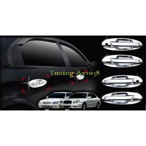 Хром накладки на ручки дверей Hyundai Sonata 2001-2003