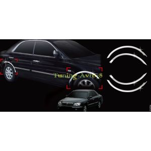 Хром накладки на колесные арки Hyundai Grandeur XG 1999-2004