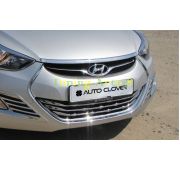 Хром накладки на решетку радиатора Hyundai Avante MD 2010-2012