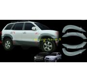 Хром накладки на колесные арки Hyundai Santa Fe 2002-2005
