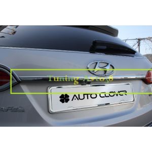Хром накладка на крышку багажника Hyundai Santa Fe 2015-