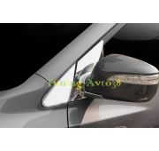 Хром накладки в углы зеркал заднего вида Hyundai Tucson 2009-2014