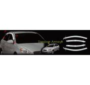 Дефлекторы окон ( ветровики ) хром Hyundai Verna 2005-2008