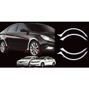 Хром накладки на колесные арки Hyundai Sonata 2009-2013