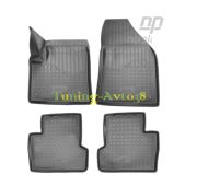 Коврики в салон полиуретан ( черные ) Jeep Cherokee 3D (2013)