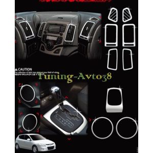 Хром накладки в салон ( пакет ) Hyundai i30 2007-2010