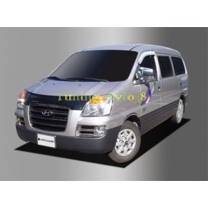 Дефлекторы окон ( ветровики ) хром Hyundai Libero 2001-2007