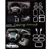 Хром накладки в салон ( пакет ) Hyundai Avante XD 2003-2006